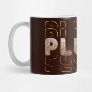 Typograph Planet Pluto: The Small World Mug